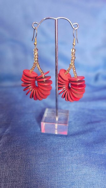 Boucles d'oreilles artisanales