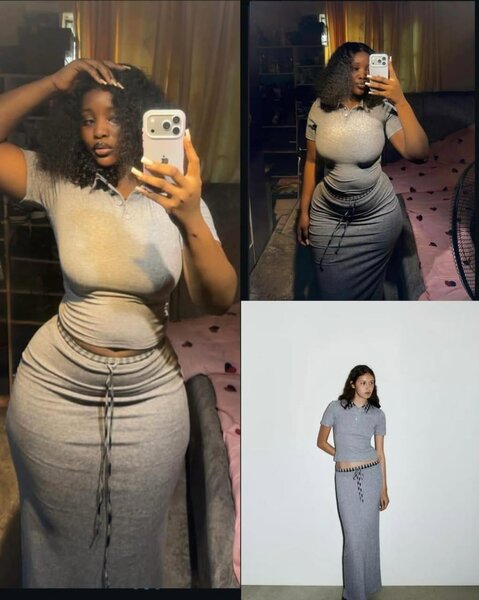 Ensemble survêtement et haut ajustés pour femme