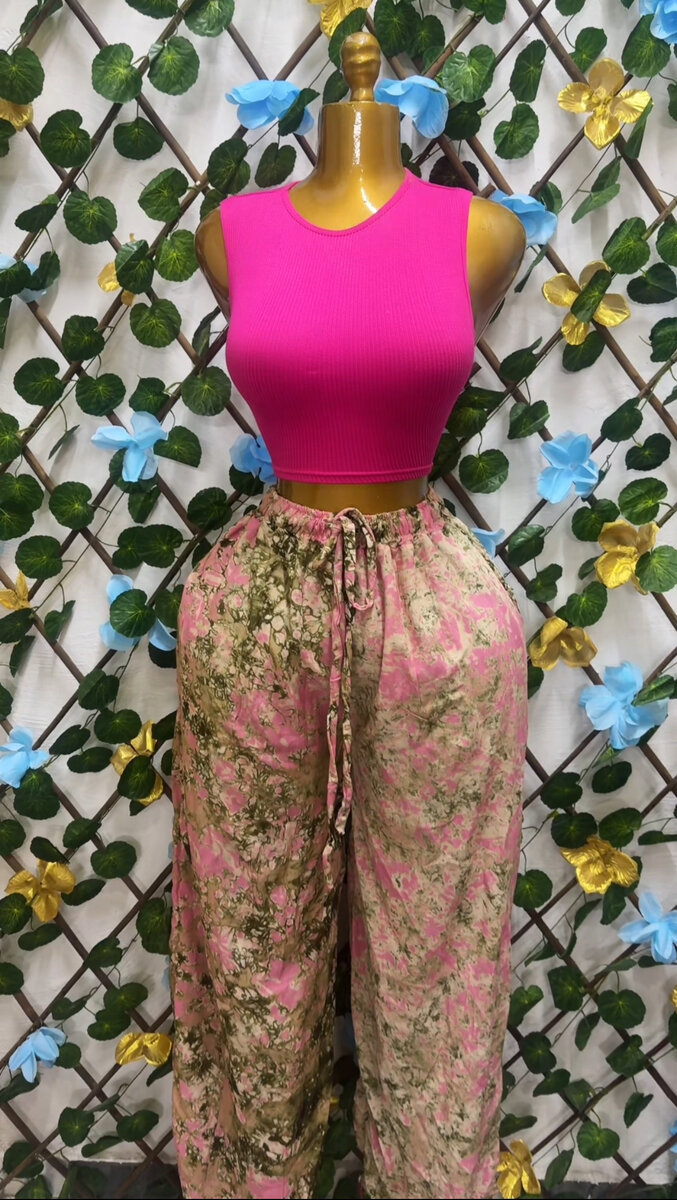 Pantalons Bohème Femme Colorés