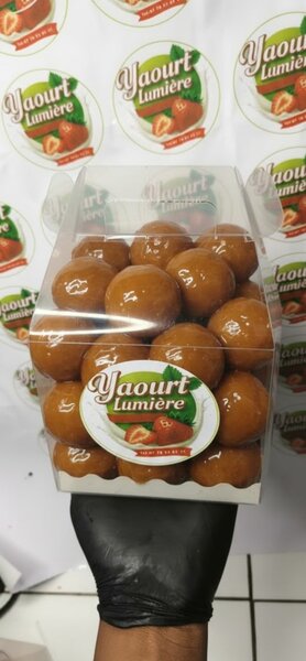 Boule de neige au caramel