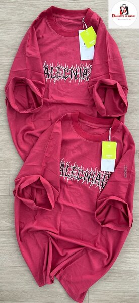 T-shirts unisex rouges en coton