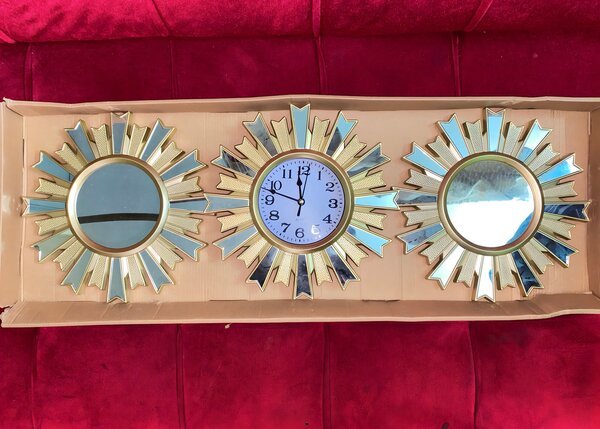 Ensemble horloge decoration