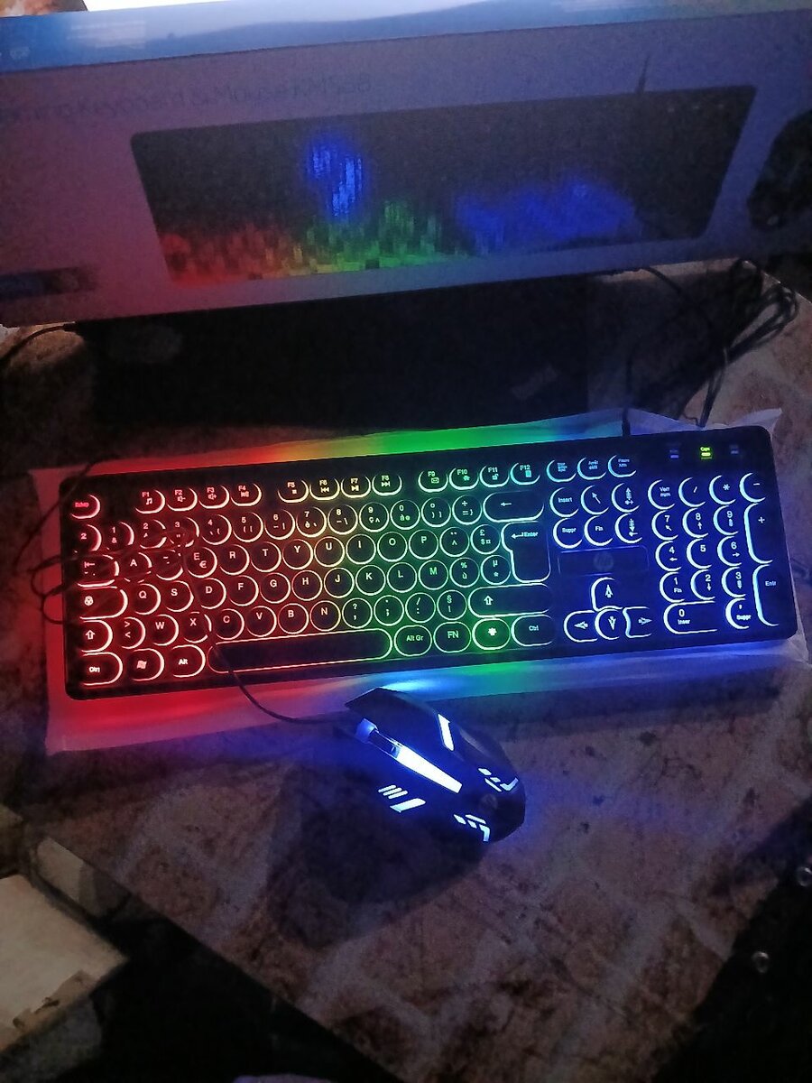 Clavier Gamer LED avec Souris