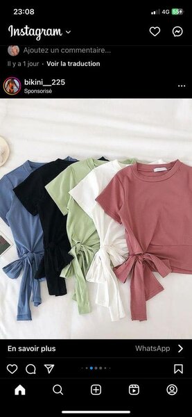 T-shirts Décontractés Colorés