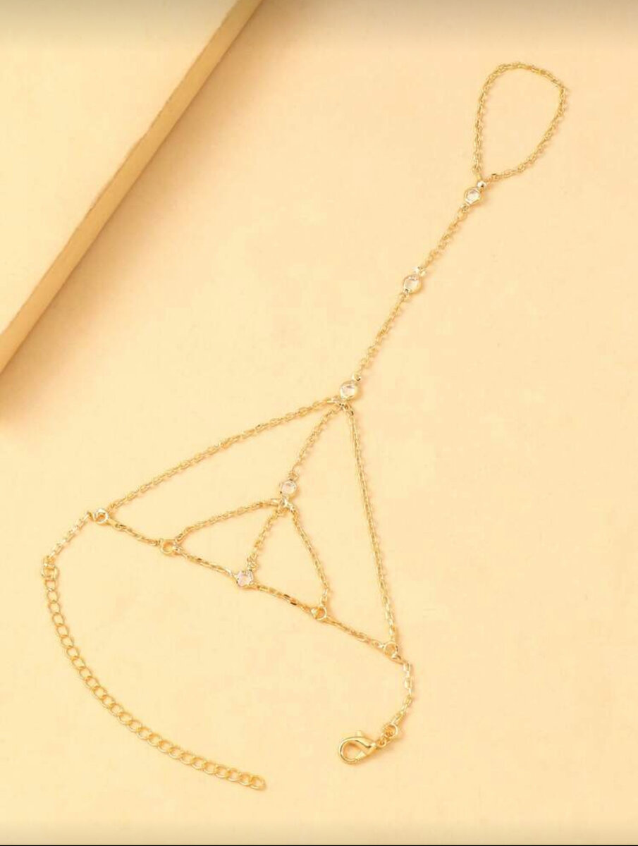 Bracelet chaîne dorée élégante