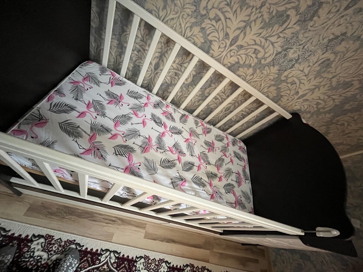 Детская кровать колыбель 3 в1.