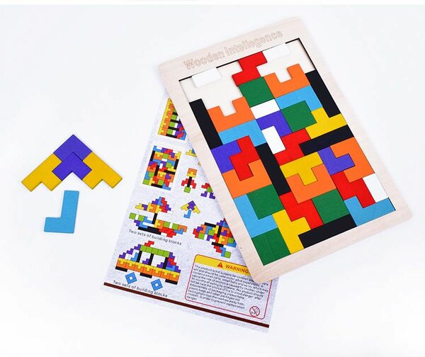 Puzzle TETRIS en bois