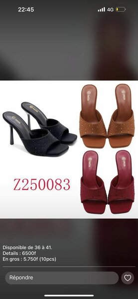 Chic Sandales à Talons Pour Femmes