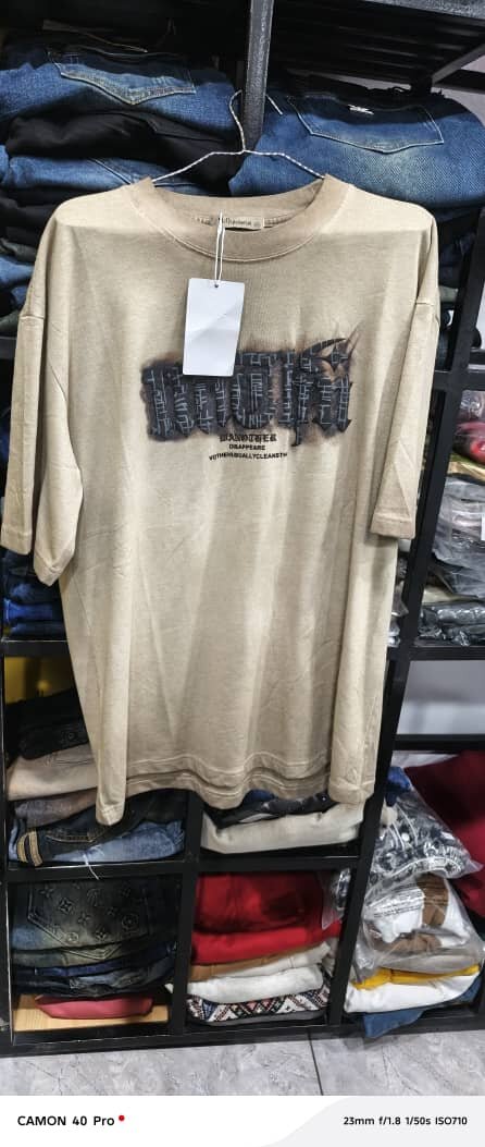 T-shirt oversize tendance