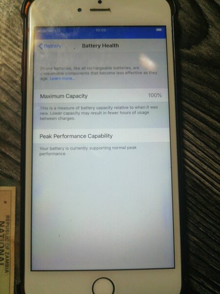 IPhone 6plus battery life %100 almost new