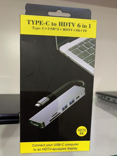 type-c to hdtv 6 in 1