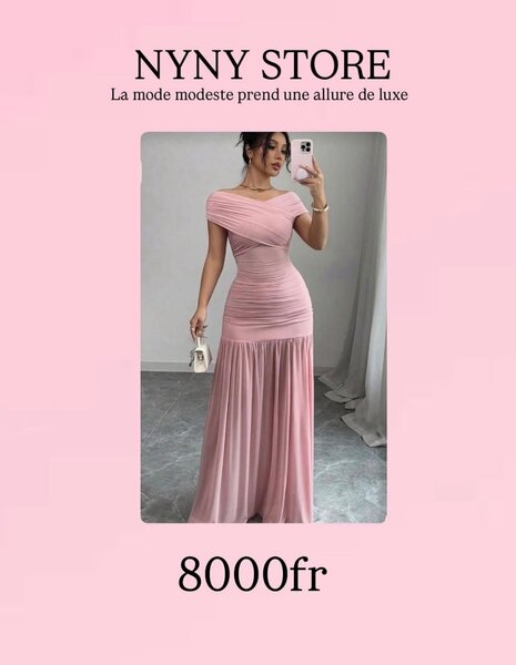 Robe de soirée élégante femme