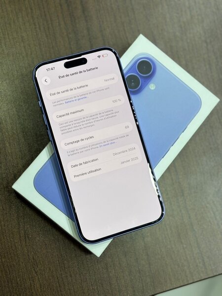 16plus 128g   Batterie 100%