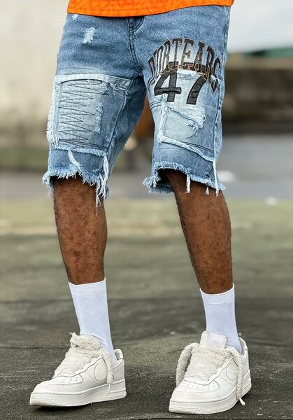 Shorts en jean décontracté
