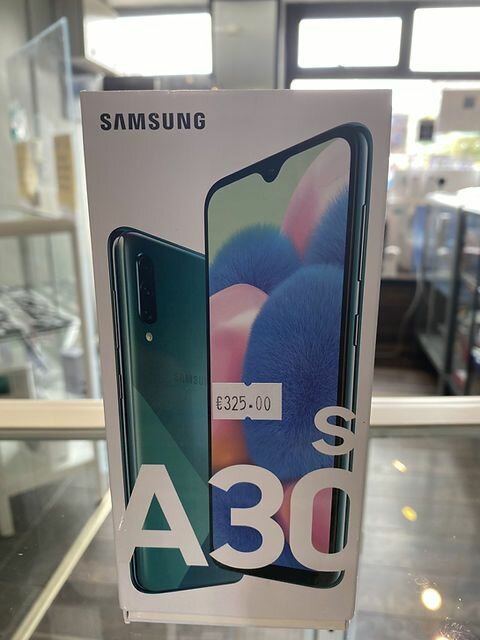 Galaxy A30s 64gb dual sim fresh in box 5000mAh capacity all