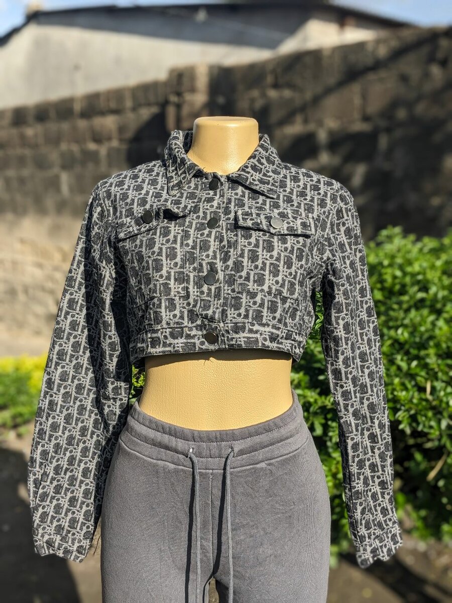 Dior jean top & Flared pants