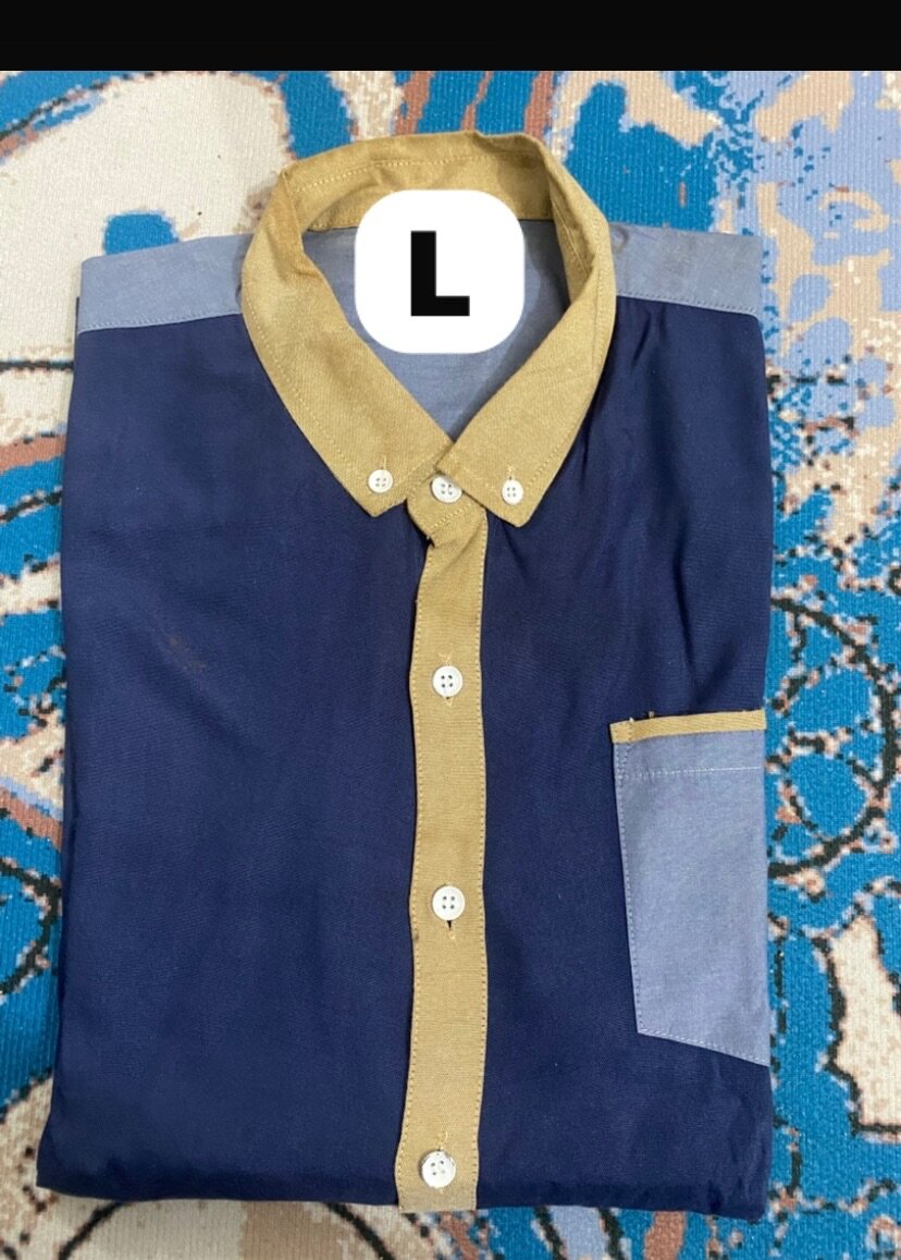 Chemise homme bicolore