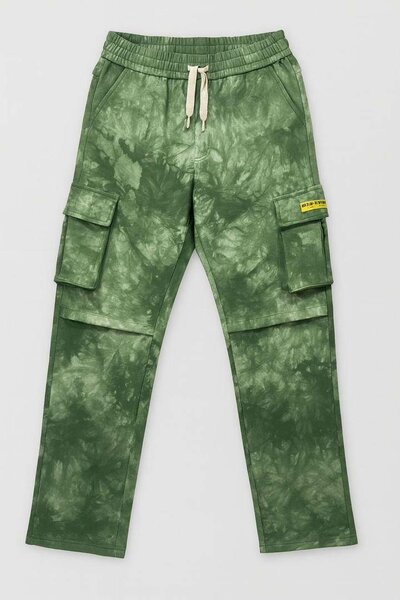 Pantalon cargo vert pour hommes