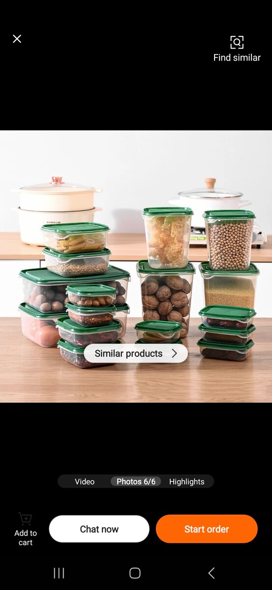 19PCs Storage Container