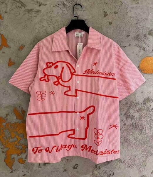 Chemise unisexe à motifs canins