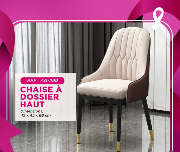 Chaise à dossier haut