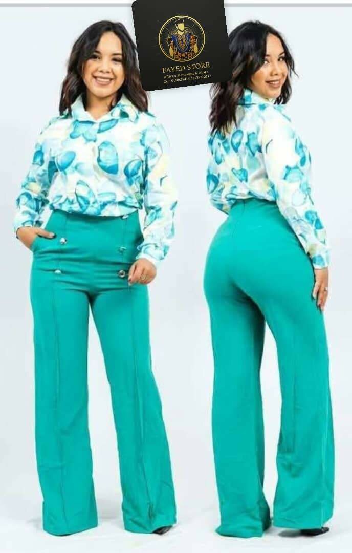 Pantalons évasés élégants