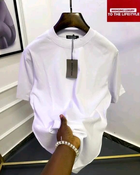 T-shirt unisexe blanc et noir