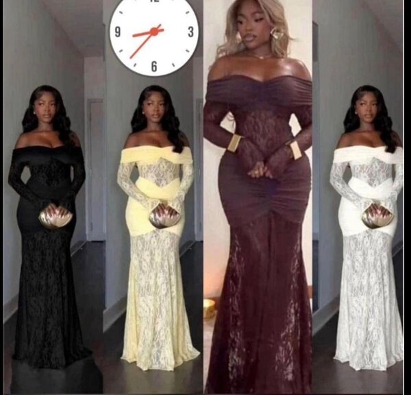 Robe en dentelle élégante