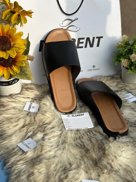 Sandales élégantes homme noires