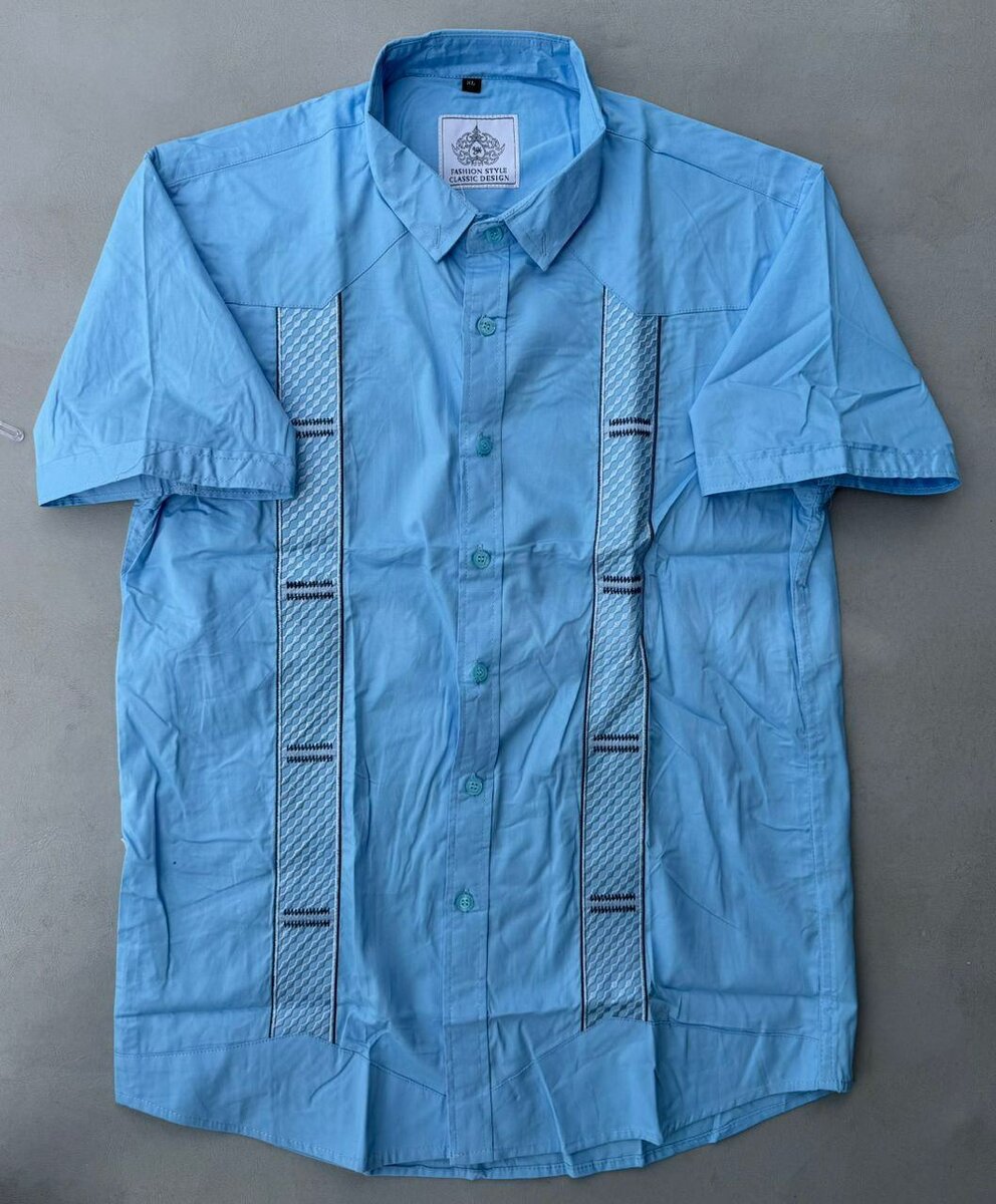 Chemise homme style guayabera