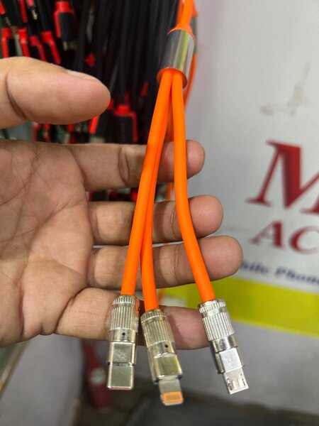 3 in 1 Metal cable with light  good price