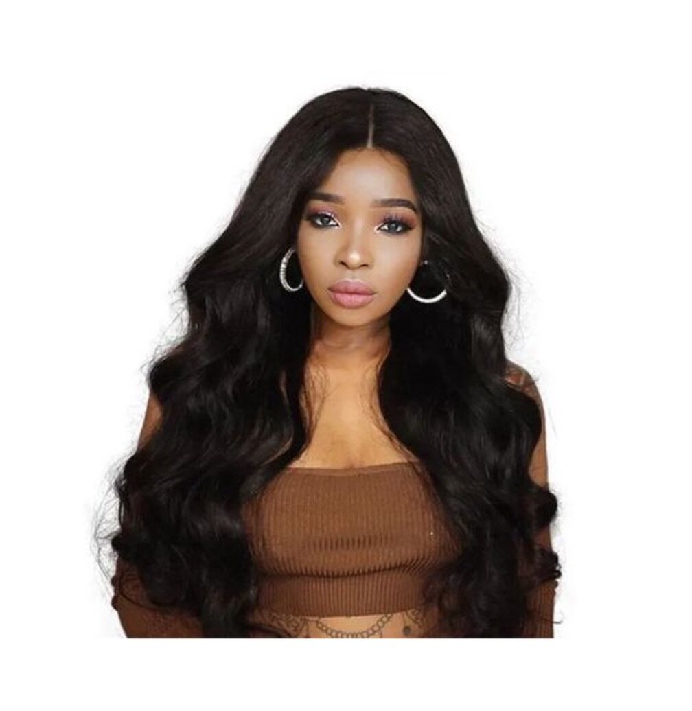 Women Long Weave Curly Wig Wom