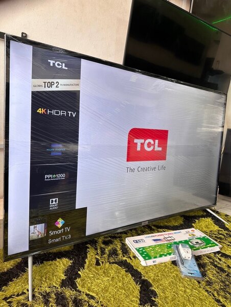 65inches full digital satellite 4k ultra hd led smart TCL TV