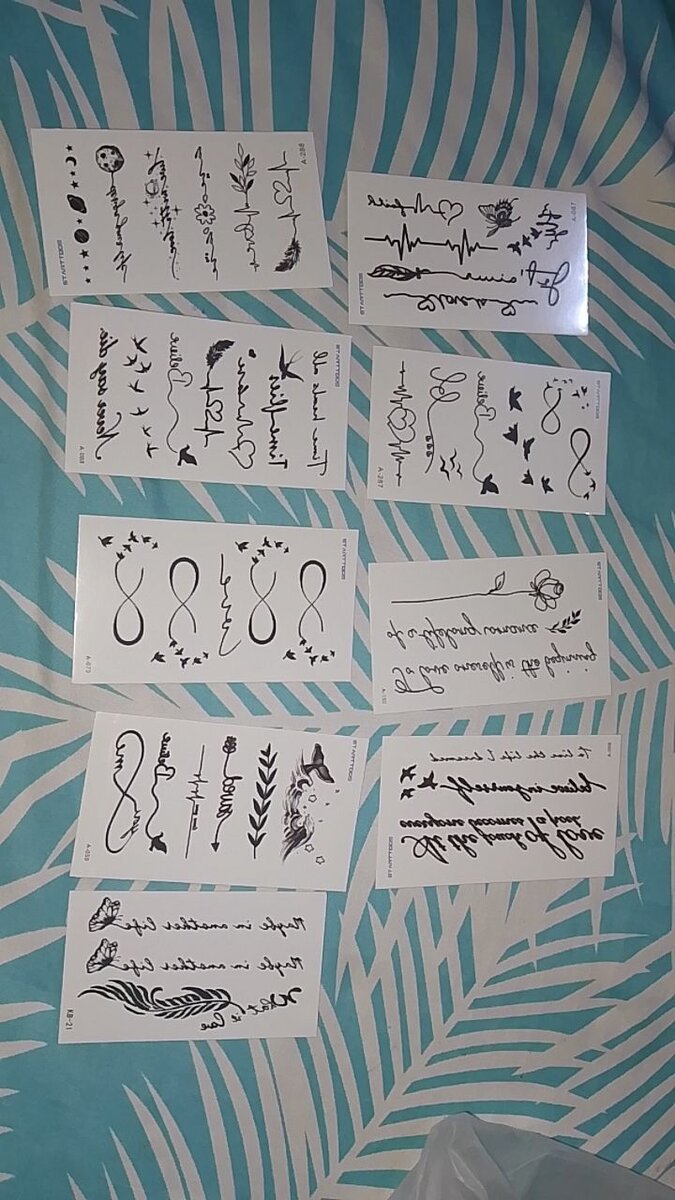 Tatouages Temporaires Style Minimaliste