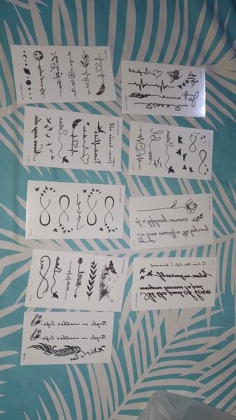 Tatouages Temporaires Style Minimaliste