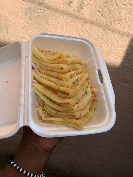 Crêpes moelleuses aux perles