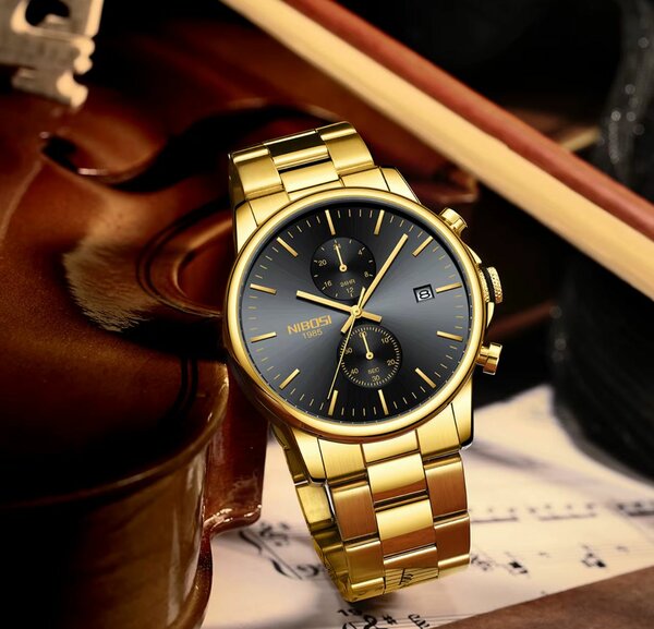 Montre chronographe élégante