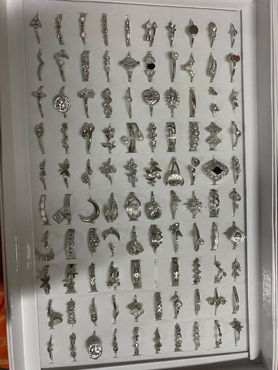 Bagues élégantes en argent et or