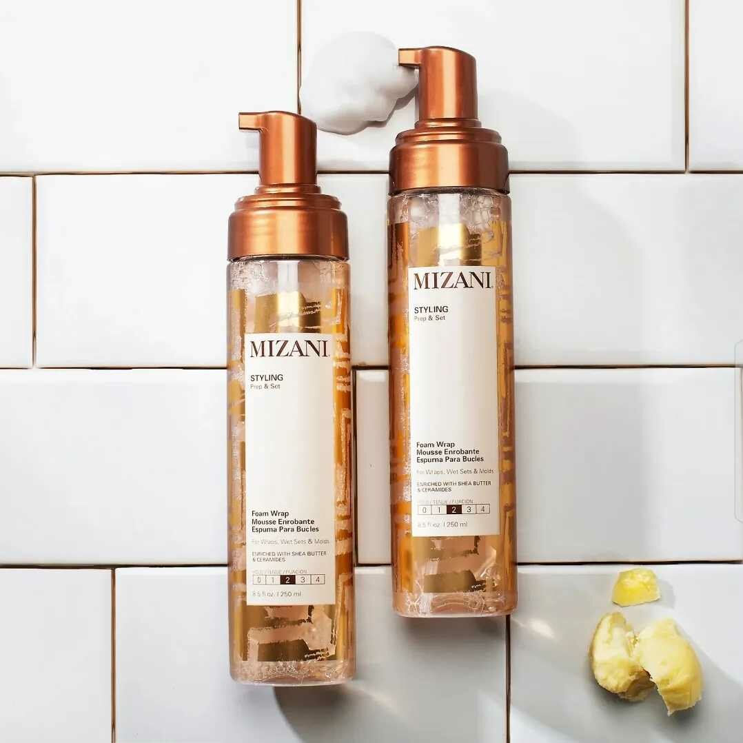 Mizani Styling Foam Wrap Mousse Enrobante Prep Set 250Ml