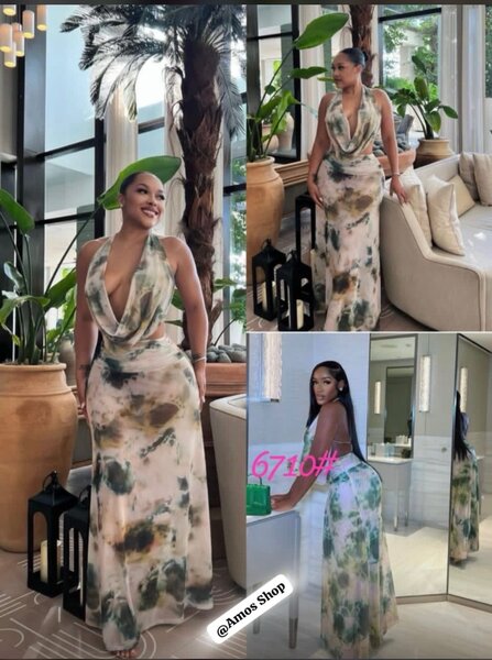 Robe élégante à motifs