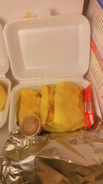 Crêpes salées à emporter