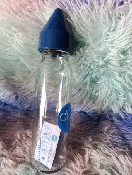 Biberon pharmaceutique en verre