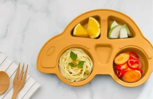 Assiette enfant voiture anti-dérapante