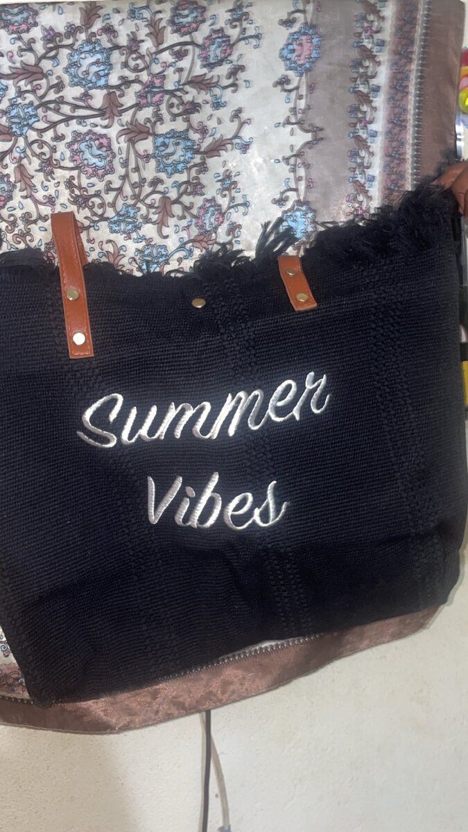 Sac en toile 'Summer Vibes'