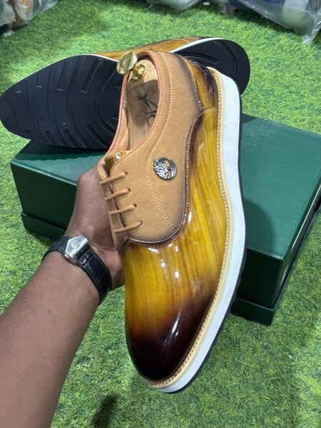 Derbies élégantes en cuir