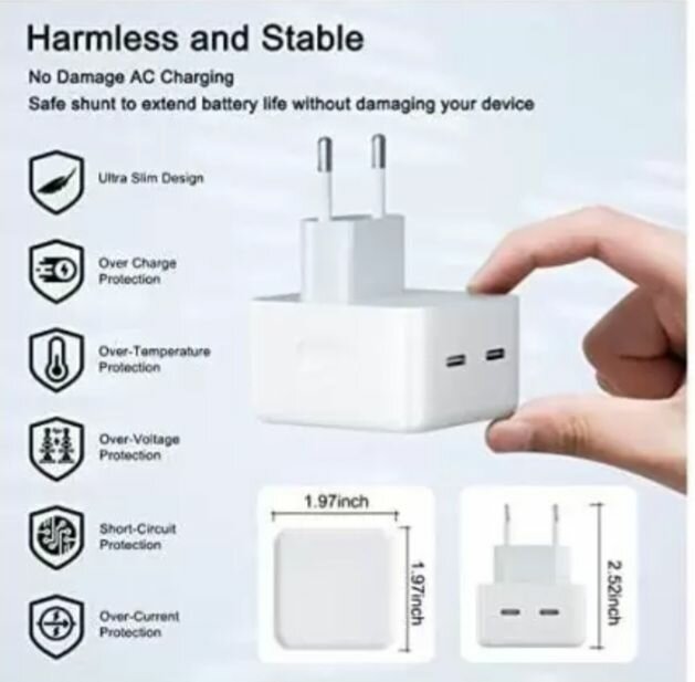 Chargeur iPhone 14pro max 50w