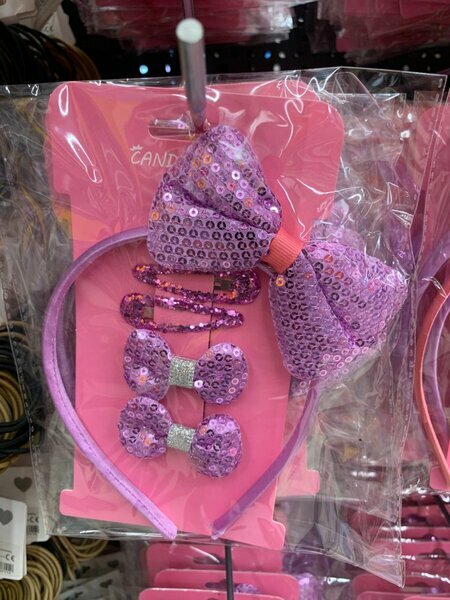 Lot 2 sets accessoires cheveux fille sequins
