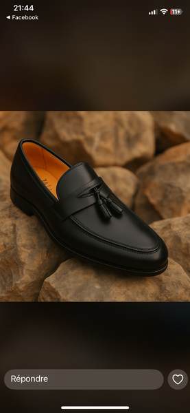 Mocassins en cuir élégants