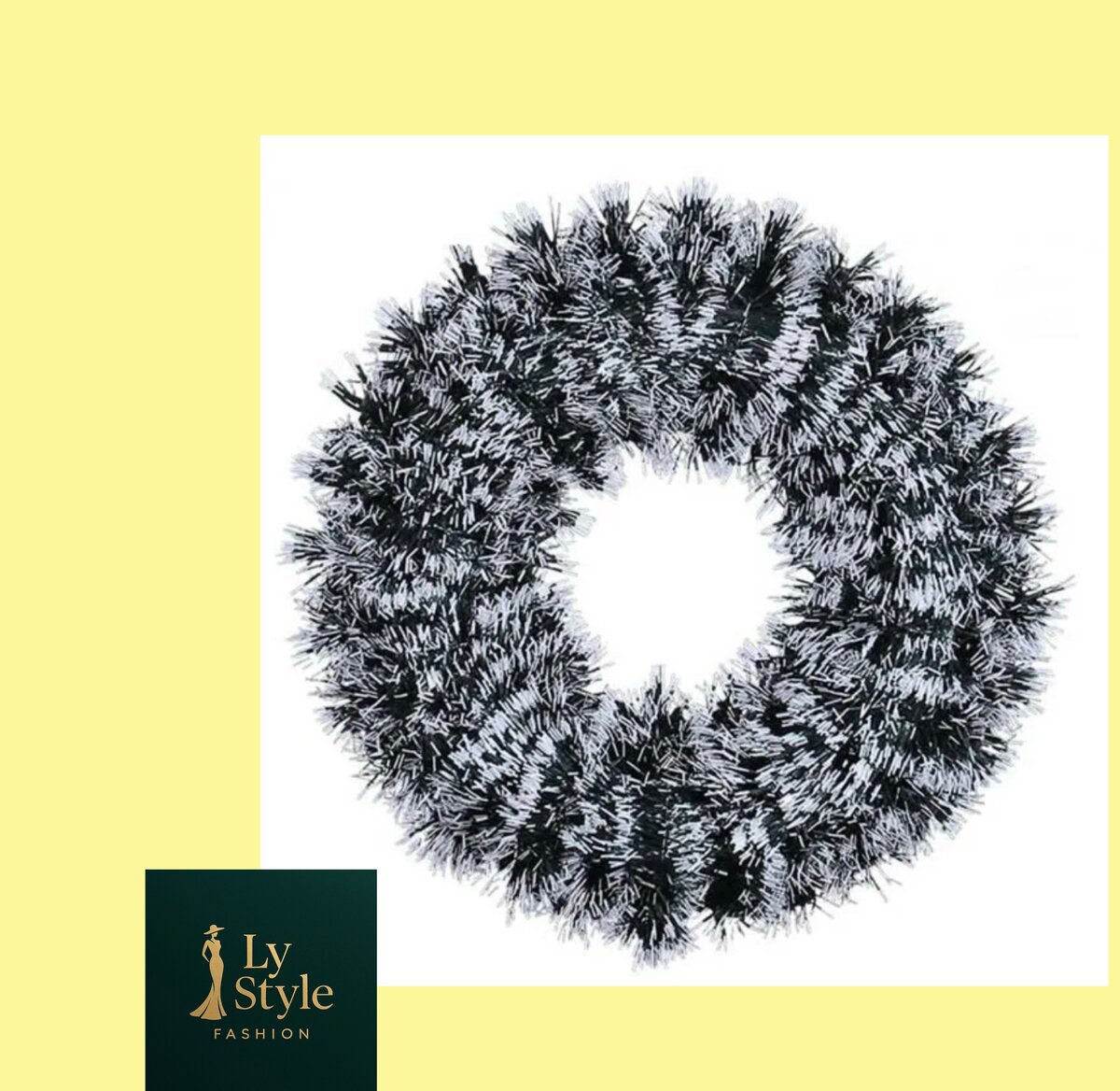 Couronne de Noël Neige