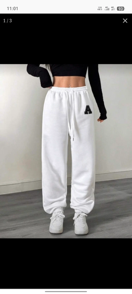 Pantalon de jogging blanc